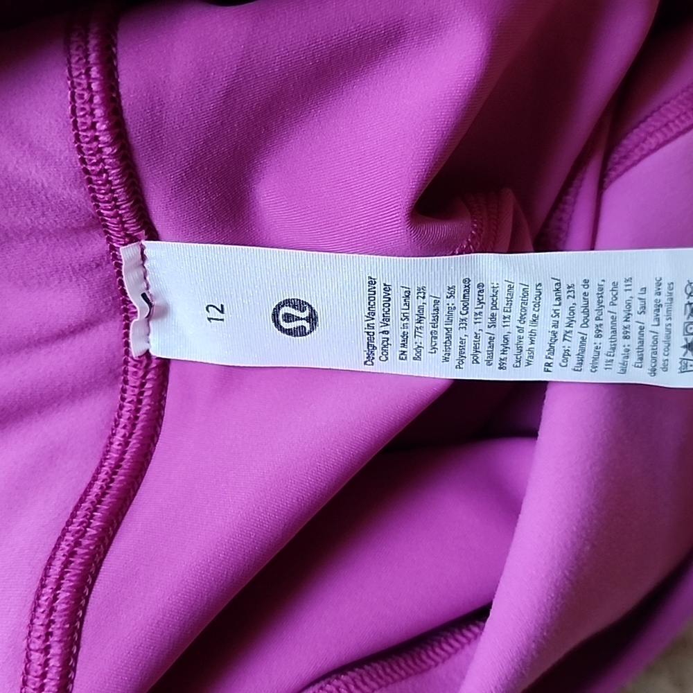 Lululemon Wunder Train High-Rise Tight 25" *Pockets in Pow Pink NWT - Picture 11 of 11